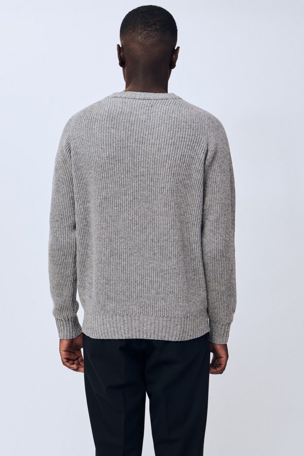 Jasper 20sweater Knitwear 1101 1129 Grey 20Melange
