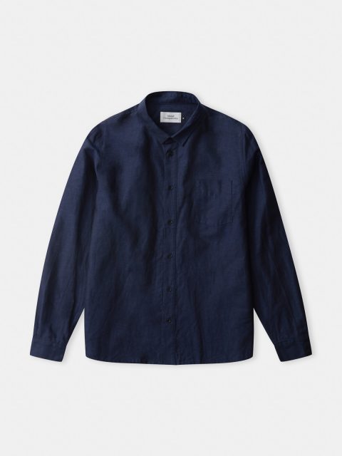 SIMON shirt (navy linen)
