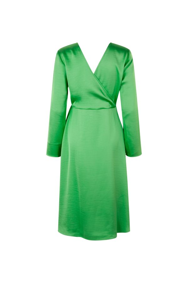 Adela dress 12956 VIBRANT GREEN 2 scaled