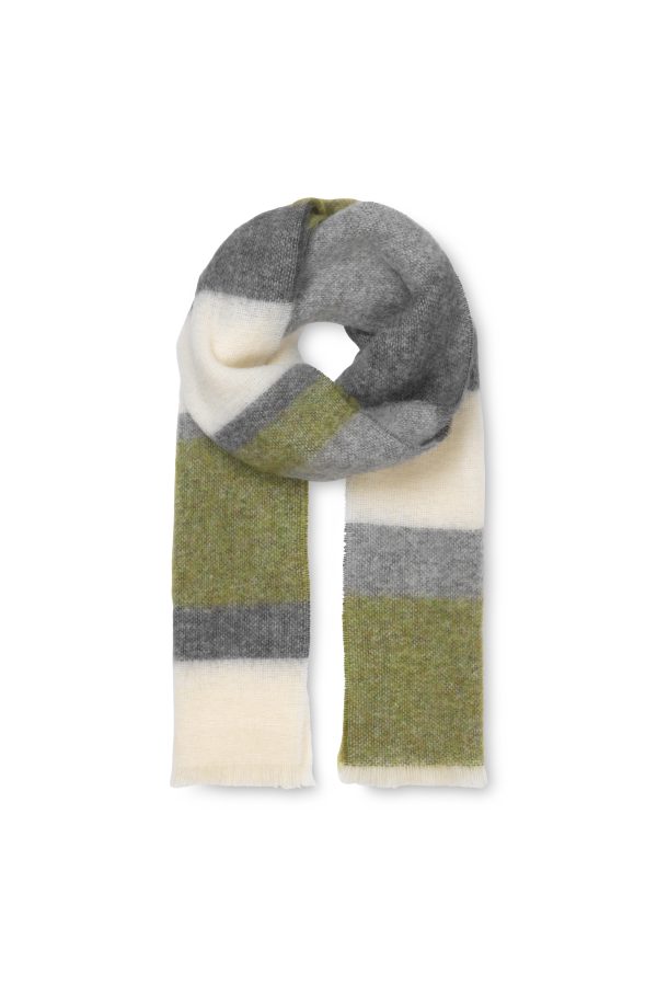 Velma scarf 14505 STRIPES GREEN 2 scaled